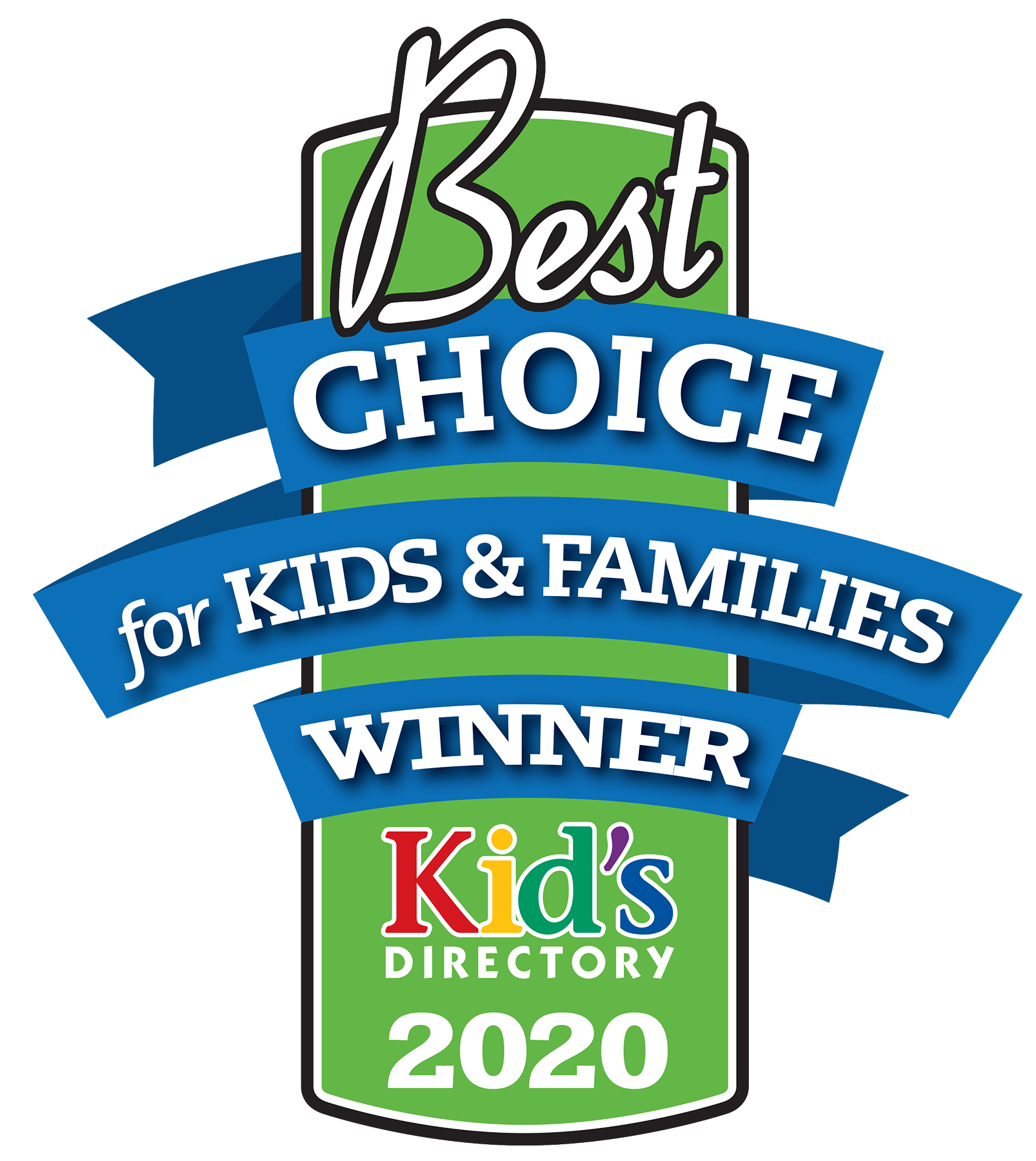Best choice for Kids and Families Winner logo.
