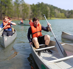 excel participant canoeing